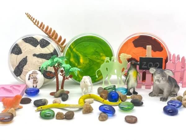 Zoo Playdough Activity Kit Box by Malaysia Toys