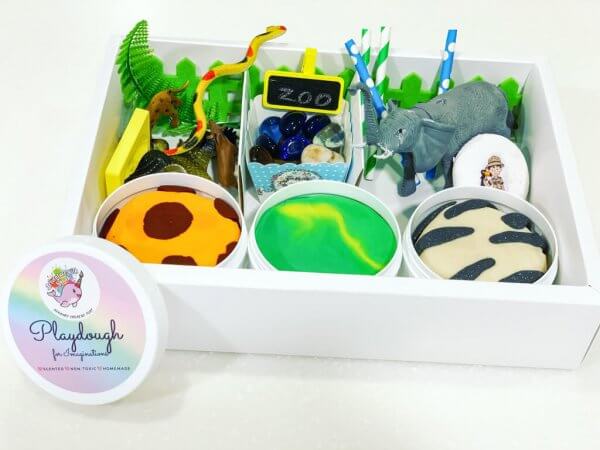 Zoo Playdough Activity Kit Box by Malaysia Toys