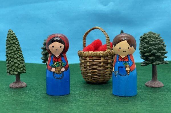 Farmer Family Peg Dolls by Malaysia Toys