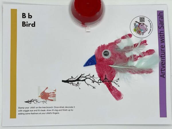 Zoo Fingerpainting Kit by Malaysia Toys - Bird