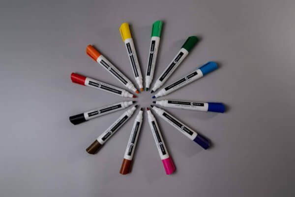 Aurora Whiteboard Marker Rainbow Colours by Malaysia Toys