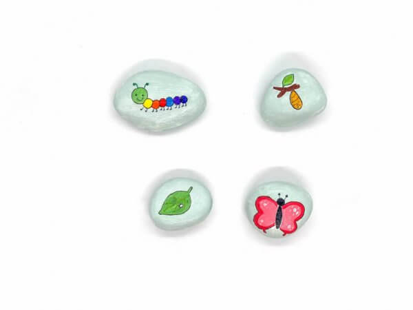 Butterfly Life Cycle Story Stones by Malaysia Toys