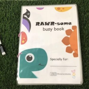 RAWR-some Dinosaur Busy Book by Malaysia Toys Cover