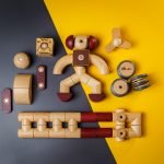 Wooden Magnetic Blocks 42 pieces by Malaysia Toys