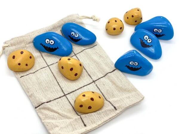 Cookie Monster Tic Tac Toe Story Stones by Malaysia Toys