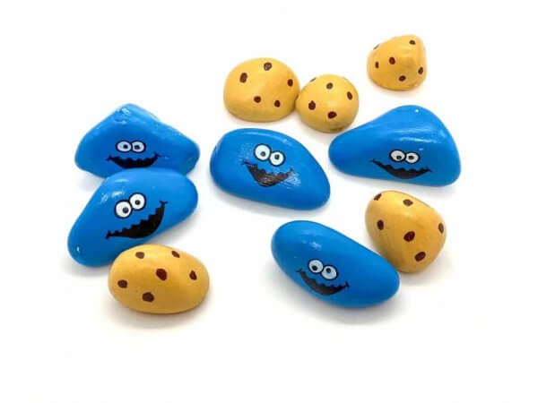 Cookie Monster Tic Tac Toe Story Stones by Malaysia Toys