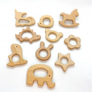 Wooden Baby Graspers and Teethers by Malaysia Toys