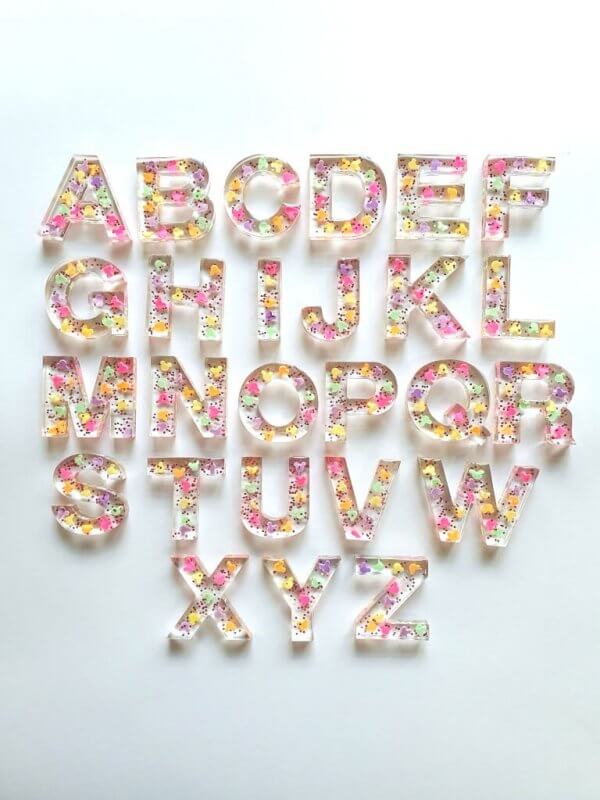 Resin Alphabets and Numbers by Malaysia Toys - Little Mickey