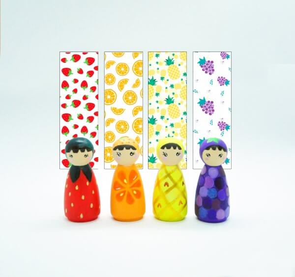 Fruit Peg Dolls by Malaysia Toys