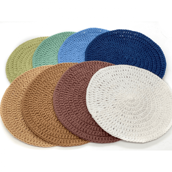 Large Crocheted Round Play Mats (Nature Series) by Malaysia Toys