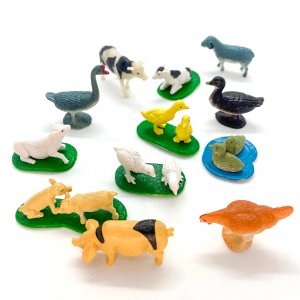 Farm Animal Figurines by Malaysia Toys