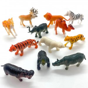 Wild Safari Animal Figurines by Malaysia Toys