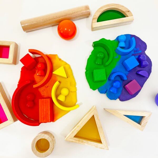 Rainbow Playdough Kit by Malaysia Toys